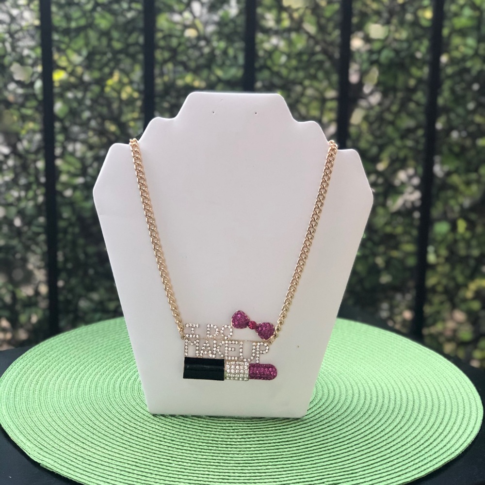 I Do Makeup Necklace